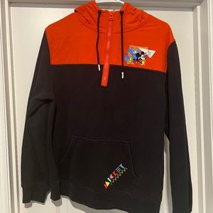 Disney Mickey Mouse 1/4 zip vintage hoodie